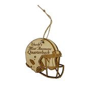 Worlds most Awesome Quarterback - Ornament