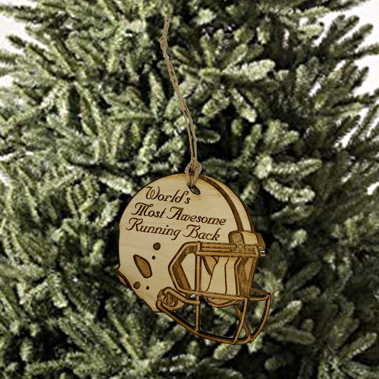 Worlds most Awesome Running Back - Ornament