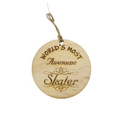 Worlds most Awesome Skater - Ornament