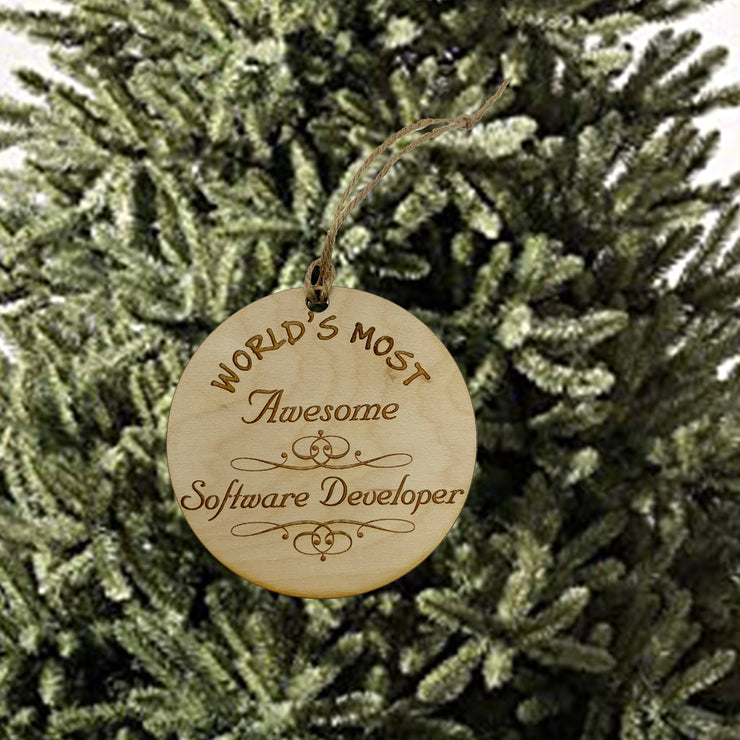 Worlds most Awesome Software Developer - Ornament