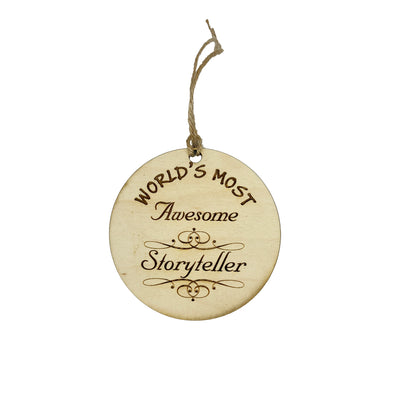 Worlds most Awesome Storyteller - Ornament