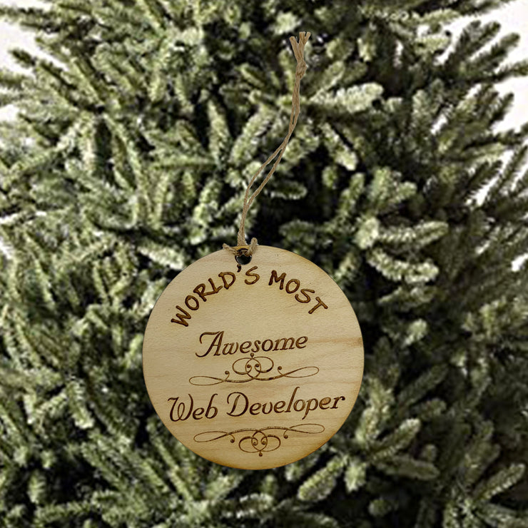 Worlds most Awesome Web Developer - Ornament