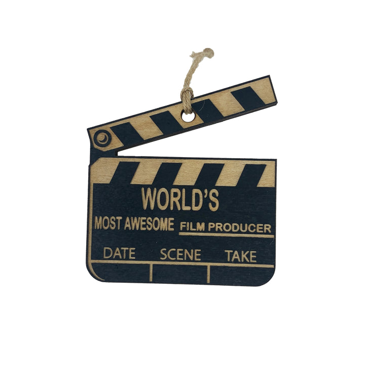 Ornament - Black - Worlds most awesome Film Producer