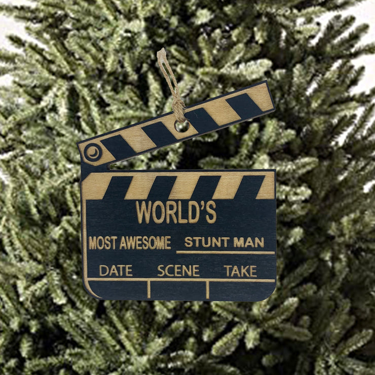 Worlds most awesome Stunt Man - Ornament Black