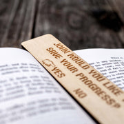Bookmark - Would You Like to Save Your Progress
