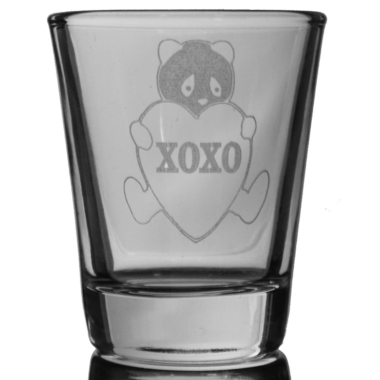 2oz XOXO Panda Shot Glass - Wild Life