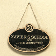 Xavier's School for Gifted Youngsters - Black Door Sign