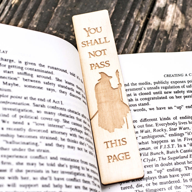 You Shall not Pass this Page - Bookmark