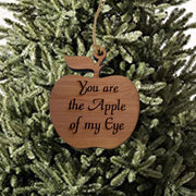 You are the Apple of my Eye CEDAR Ornament