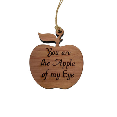 You are the Apple of my Eye CEDAR Ornament