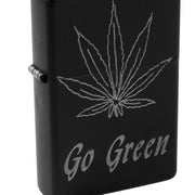 Black Lighter - Pot Leaf Go Green